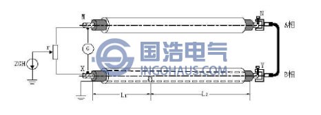 单芯电缆接线示意图