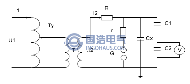 工频耐压试验原理接线图