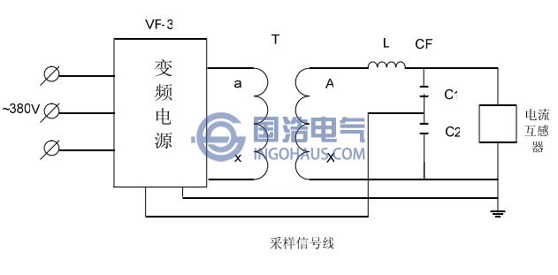 电流互感器交流耐压试验接线图