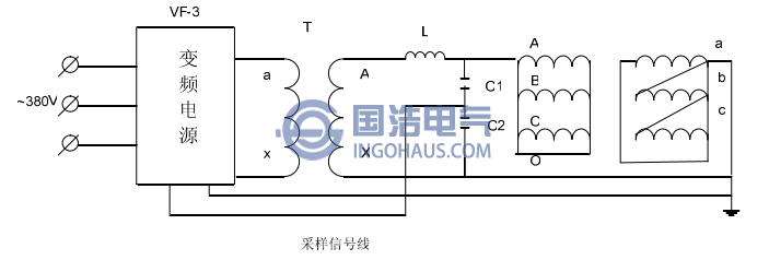 变压器中性点交流耐压试验接线图