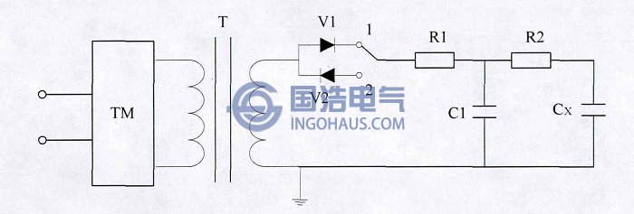 超低频0.1Hz (VLF)试验电路图