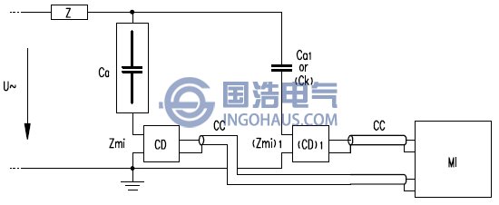 极性辨别回路布置